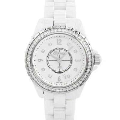 CHANEL J12 33Mm H3110 White Case Size 33mm Ladies Used Watch #111026 - Image 1 of 4