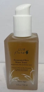 100% PURE Fermented Rice Water Toner 4 FL OZ- The Box Is Damage - Picture 1 of 4