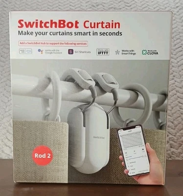 Switchbot Barra de Cortina Inteligente 2 Blanco - Nuevo en Caja Foto 1 de 4