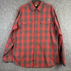 Eddie Bauer Men's L (Tall) Eddie's Favorite Flannel Relaxed Fit Shirt Plaid - Picture 1 of 15