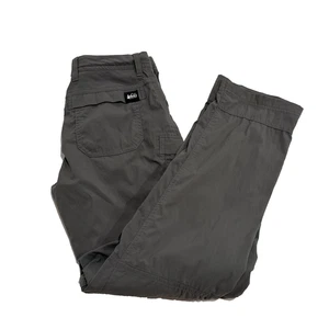 REI Medium 10-12 Sahara Convertible Pants Gray Hiking Travel - Picture 1 of 12