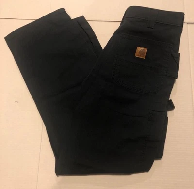 Carhartt Men’s 32x30 Loose Fit Canvas Utility Work Pant Navy B151-NVY NWOT - Image 1 of 4