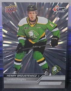 23-24 UD CHL Henry Brzustewicz Star Rookies 💥💥💥 Variante Silver Outburst  - Imagen 1 de 2