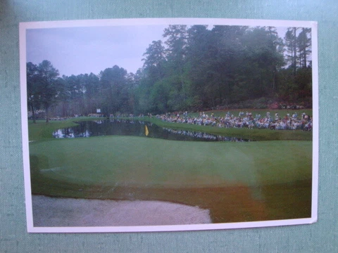 Scarce Vintage AUGUSTA NATIONAL GOLF CLUB #16 MacKenzie Bobby Jones POST CARD Cover