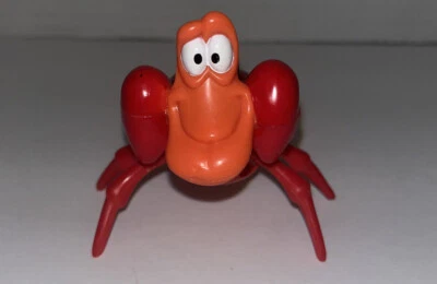 Juguete de cuerda Walt Disney Sebastian The Little Mermaid Burger King Kids Club 1993 Foto 1 de 4