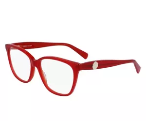 Women Longchamp LO2715 600 Red 52-15-140 Eyeglass Frames - Picture 1 of 3