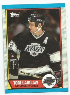 TOM LAIDLAW 1989-90 TOPPS CARD NM-MT CONDITION - Image 1 of 2