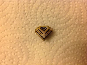 Pin de solapa vintage High Twelve masón internacional charter miembro - Imagen 1 de 3