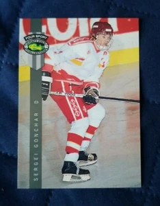 1992 Classic Four-Sport Multi-Sport #184 Sergei Gonchar - Washington Capitals  - Picture 1 of 2