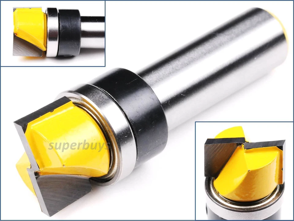 1/2" X 19mm Mortise Bearing Wood Edge Milling Mill Flush Router Trim Cutter Tool
