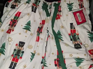 Christmas Holiday Theme Unisex Size Medium Long Lounge Pants - Picture 1 of 1