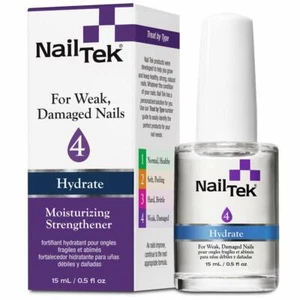 Nail Tek #4 Nail Hydrate for Weak, Damaged Nail Moisturizing Strengthener 0.5oz - Picture 1 of 6