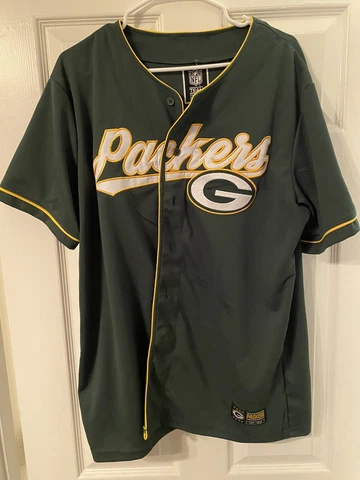 green bay packers baseball jersey L Cover