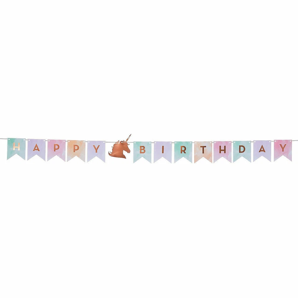 Unicorn Pennant Banner 5.5 ft NEW - Image 1 of 1