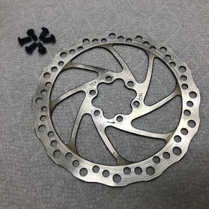 TEKTRO Rotor Bicicleta 160mm Montaña Hidráulico MTB Freno de Disco 6 Pernos USADO - Imagen 1 de 8