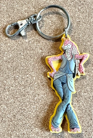 **VINTAGE**1999 Star Wars JAR JAR BINKS Key Chain 3.75" FREE SHIPPING Cover