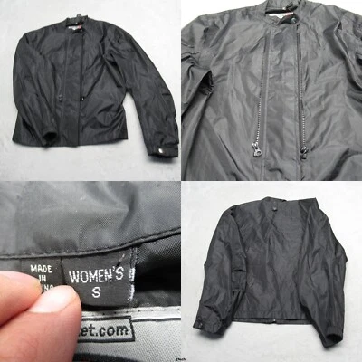 Joe Rocket Moto Jacket Womens Small Black Full Dual Zip Inner Jacket Waterproof - Image 1 of 4