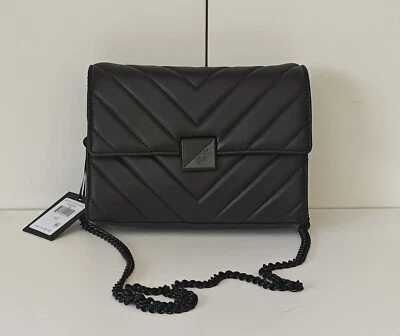 Bolso sin asas acolchado Devon de hombro y bandolera para mujer DKNY NUEVO CON ETIQUETAS Foto 1 de 4