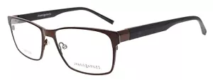Jhane Barnes Transcendental BR Men's Eyeglasses Frames 53-16-140 Brown Titanium - Picture 1 of 3