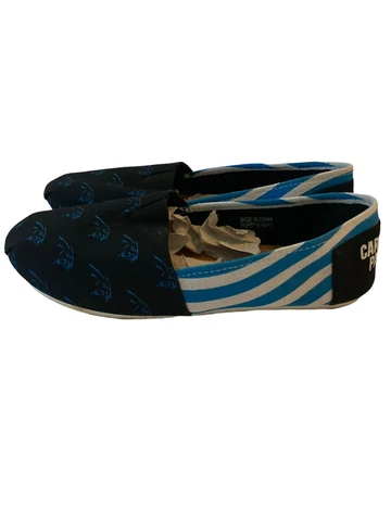 Carolina Panthers Womens Slip On Shoes Size Large NFL Cover