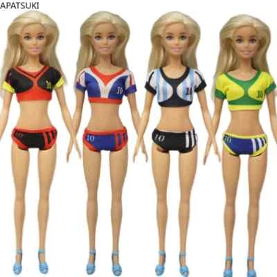 APATSUKI Sport Bikini für Barbie Puppe Kleidung Bademode Badeanzug für Barbie Puppenhaus