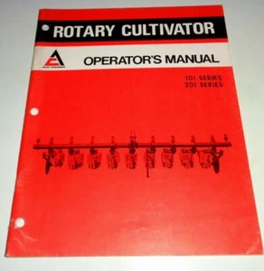 Allis Chalmers 101 201 serie cultivador rotativo operadores manual aire acondicionado ¡original! - Imagen 1 de 3