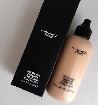Mac Studio Face & Body Foundation C2 - Jumbo Size 120mL / 4.0 Oz. NEW In BOX - Image 1 of 4
