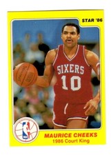 1986 Maurice Cheeks Star Court Kings #7
