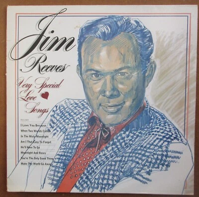 Jim Reeves: Very Special Love Songs LP Vinyl Album 1st 1984 UK Press CBR 1040 - Image 1 of 4