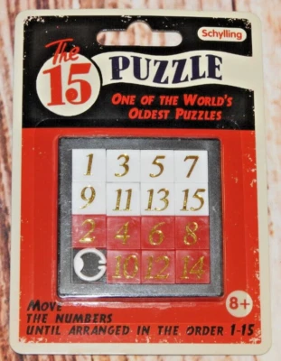 Schylling The 15 Puzzle 2016 Sealed - Image 1 of 4