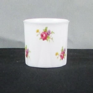 SHELLEY DELICADO #2334 SOPORTE PALILLO DE DIENTES DECORADO FLORAL HUESO FINO CHINA INGLATERRA - Imagen 1 de 5