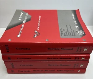 Original 1997 Corvette Shop Repair Service Manual 4 Vol Set 97 Chevy Books  - Foto 1 di 11
