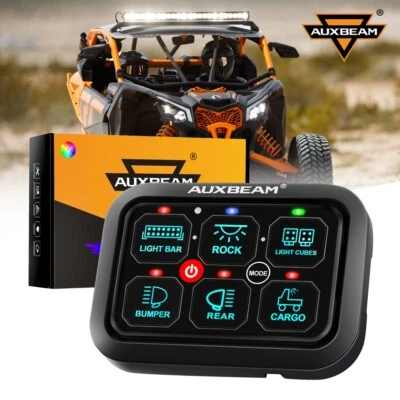 AUXBEAM RA60 RGB Light Switch Panel Dimmable Kit For 2020-2024 Polaris RZR PRO - Image 1 of 4