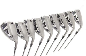 AGXGOLF RIGHT HAND SENIOR FLEX GRAPHITE WIDE SOLE IRON SET 3-4-5-6-7-8-9-PW+ SW - Picture 1 of 2