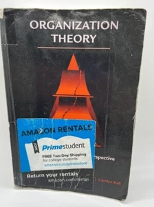 ORGANIZATION THEORY: A PUBLIC AND NONPROFIT PERSPECTIVE By Harold F. Gortner - Picture 1 of 4