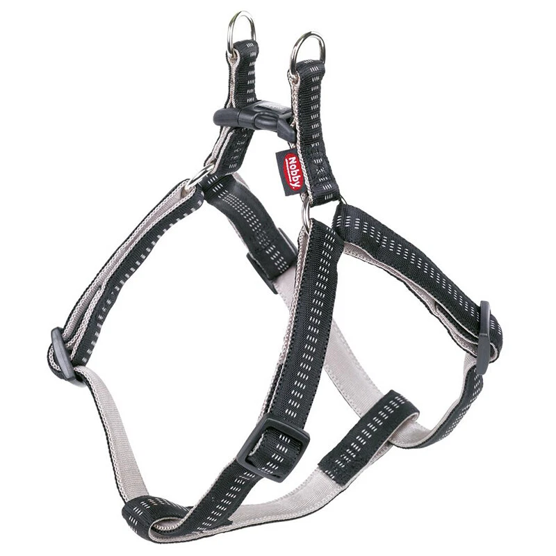 Nobby Soft Grip Geschirr schwarz Nylon für Hunde, komfortabel und praktisch - Bild 1 von 1