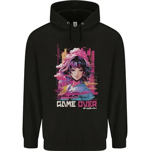 Anime Game Over Video Games Childrens Kids Hoodie - Picture 1 of 3