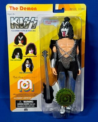 ДЕМОН — ПОЦЕЛУЙ — Мего 2018 КЛАССИЧЕСКАЯ 8-ДЮЙМОВАЯ ФИГУРКА Марти Абрамса 4862/10000 Симмонса - Изображение 1 из 4