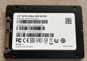 ADATA SU750 ASU750SS-256GT 256 GB SATA III 2.5 in Solid State Drive - Picture 1 of 2