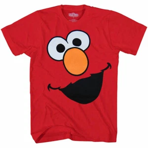Sesame Street Elmo Oversized Face T-Shirt - Picture 1 of 1