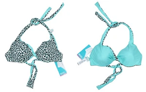 Coco Reef Reversible Underwire Textured Bra-Sized Swimwear Bikini Top NWT - Picture 1 of 6
