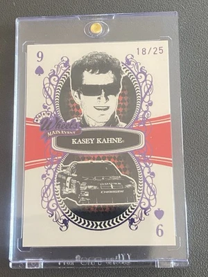 2009 Wheels Main Event Rounder Kasey Kahne 18/25 Purple #6 - Image 1 of 3