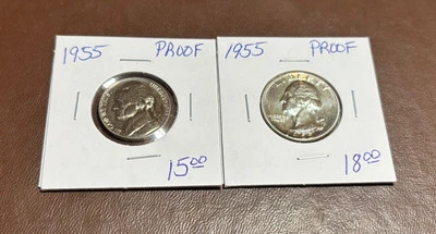 1955 proof coins us - Image 1 of 2