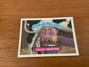 1987 garbage pail kids Original Series MILKY WAYNE #252a  Free Shipping - Picture 1 of 2