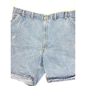 Carhartt Carpenter Jean Shorts Mens Size 50 Hammer Loop B28DPS 8” Inseam #5 - Picture 1 of 8