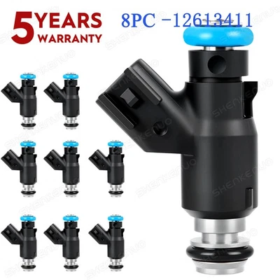 Kit de inyectores de combustible 12613411 8 piezas nuevos para GMC Yukon XL 1500 2010-2013 2014 5,3 L V8 Foto 1 de 4