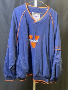 Neu ohne Etikett Vintage Collegiate UVA GEFÜTTERTER Pullover Windbreaker XL Virginia EBC25 - Bild 1 von 8
