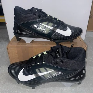 Scarpe da calcio Nike Alpha Menace 4 Pro FD7037-001 nere da uomo taglia 10,5 NUOVE - Foto 1 di 8