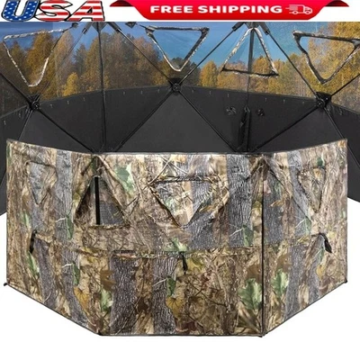 Persiana de camuflaje emergente de 3 lados One Way See Through Hunting nueva Foto 1 de 4