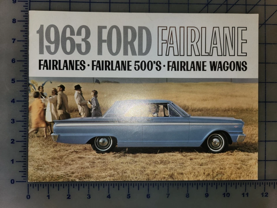 Ford Fairlane 1963 folleto original Foto 1 de 1